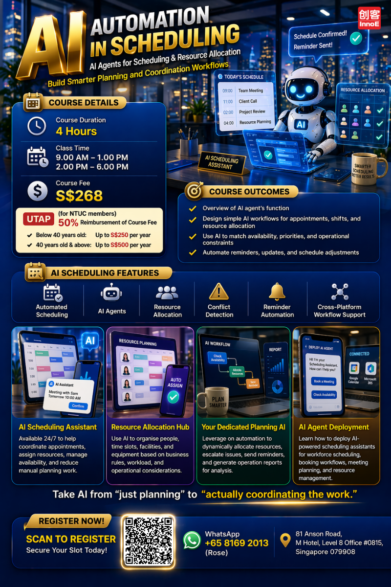 AI Automation in Scheduling poster