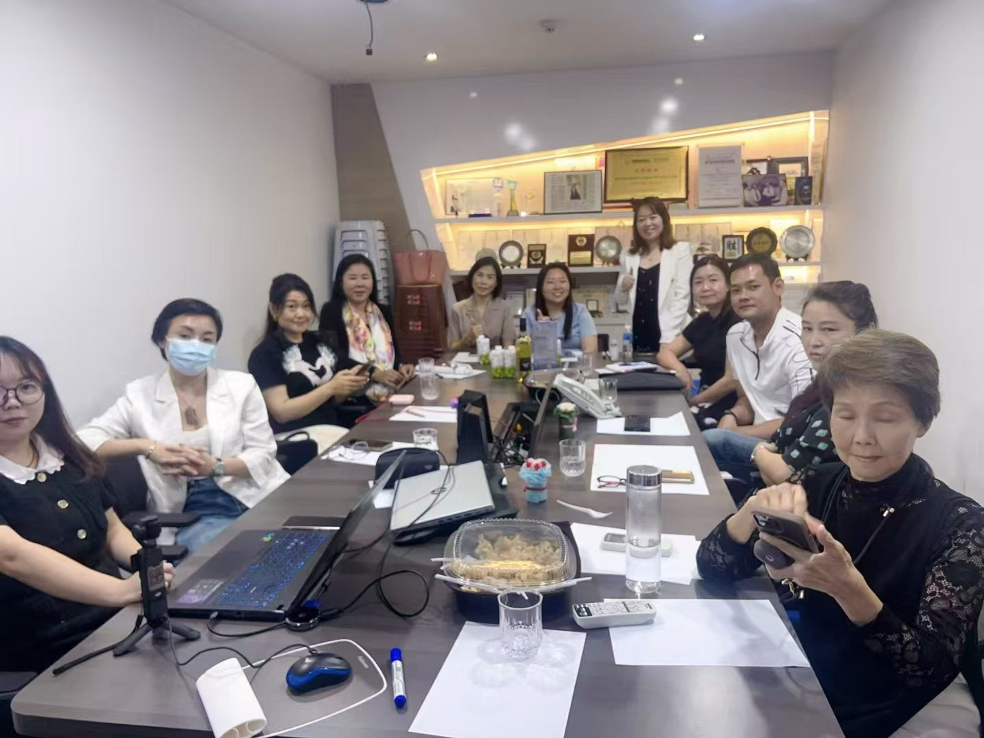 AI training session group photo